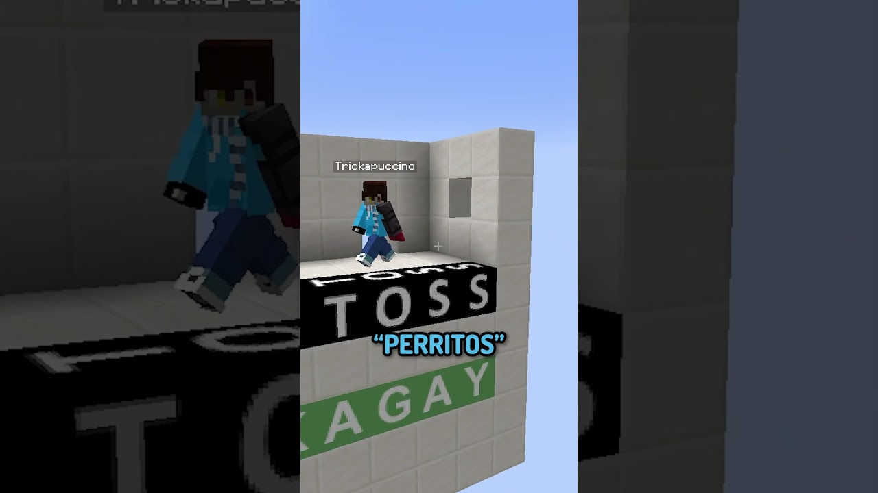 TRICKA ES QUÉ? 👀#minecraft #shorts