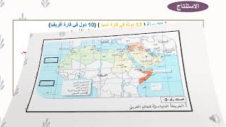 الموقع الجغرافي للعالم العربي