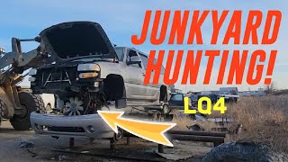 Hunting For Treasures At The Junkyard! Denali Engine Removal