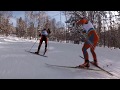 Чемпионат Сахалинской области 10 км конёк, девушки 2018
