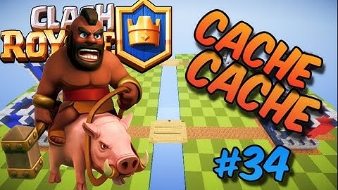 CACHE CACHE SUR MINECRAFT ! MAP CLASH ROYALE 2 ! EPISODE 34 !