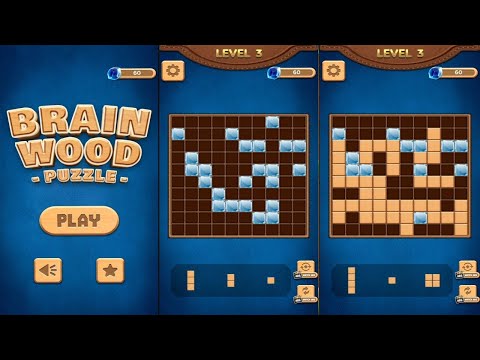 Brain Wood Puzzle (by Leonet Studio) - free offline wood block puzzle game for Android - gameplay.