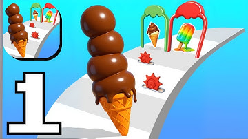 Stacky Icecream Runner - Gameplay Walkthrough Part 1 (Android,iOS) NEW UPDATE