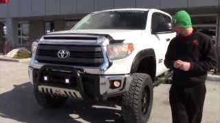 Jt shows the toyota tundra crew max rocky ridge phantom edition here
on our lot at handy in saint albans. this vehicle comes with an
upgraded suspensi...