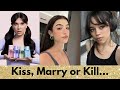 Kiss marry or kill  female celebrities  pinktok