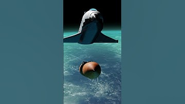 Saturn Shuttle External Tank Separation