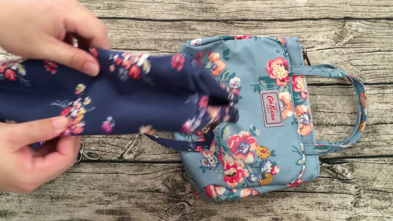 Cath Kidston Multi pocket handbag/ sling bag - YouTube