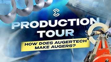 Auger Manufacturing Tour. How does Augertech make augers?