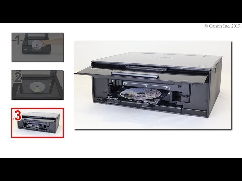 Video: Canon Pixma CD -diskbakke: 5 trin Video: Canon Pixma CD -diskbakke: 5 trin