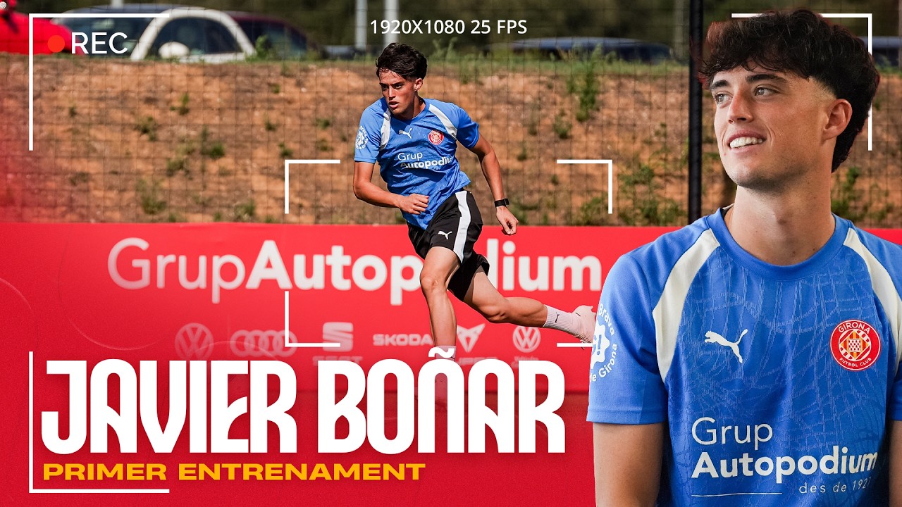 PRIMER entrenament de JAVIER BOÑAR | GIRONA FC