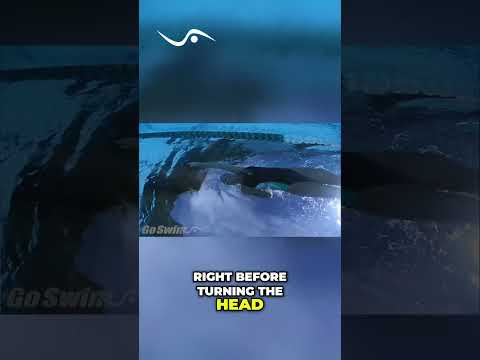 Swim Faster: Unlock Secret Head Position Technique Using Mirrors! #shorts
