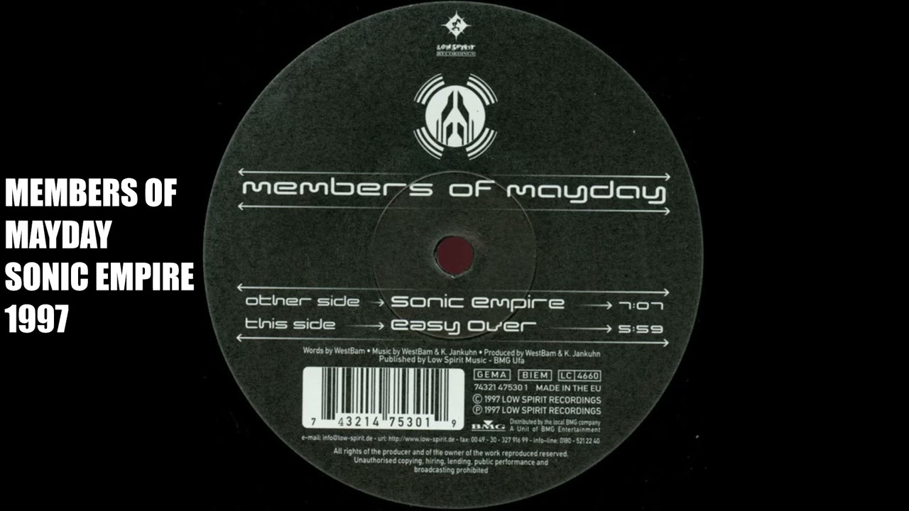 *1997* Members of Mayday - Sonic Empire   [ Temazo Retro Breakbeat ]