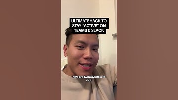 The best way to stay active FOREVER 😎😂 #career  #stayactive  #slack  #teams