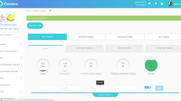 How to Submit a Ticket To Support Team On Classera? (This Video is made for Classera School Admins)