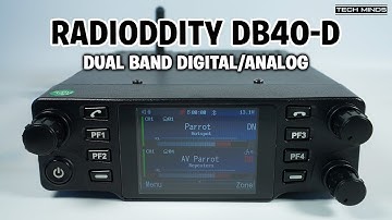 Radioddity DB40-D Dual Band Digital & Analog Mobile Ham Radio Transceiver