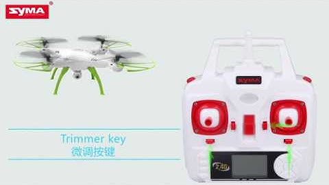 SYMA X5HW  Tutorial