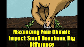 Maximizing Your Climate Impact: Small Donations, Big Difference