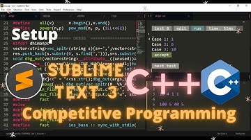 How to setup Sublime Text for Competitive Programming | Sublime Text C++ | Windows10 | ICPC | Bangla