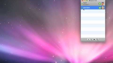 Apple Quick Tips - iChat Bonjour File Transfer