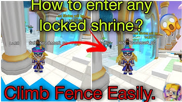 How to enter any locked shrine? 😱|| Tutorial || Climb Fence Easily||#blockmangounion  #blockmango||