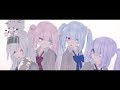 櫻.琴美.レイ.弥美世でマイルームディスコナイト【MMD】