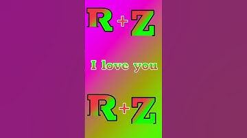 R Love z status video #love_song #best_couples_status #whatsapp_status #ravindra_ranjan #nameart