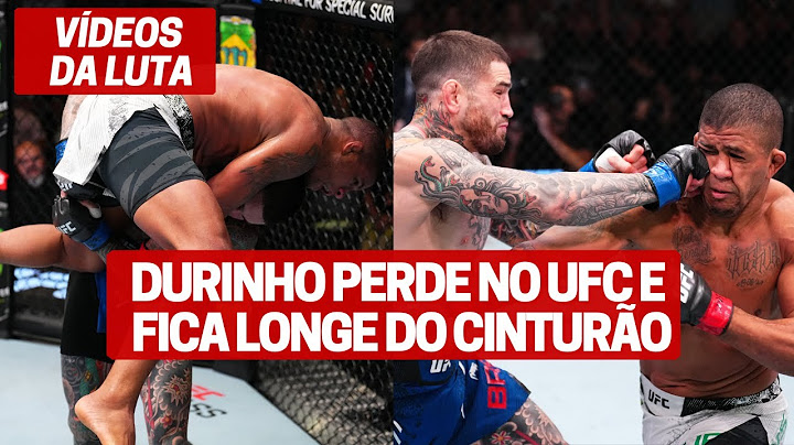 GILBERT DURINHO PERDE PARA AMERICANO NO UFC VEGAS 97 - PASSAGEM DE BASTÃO?