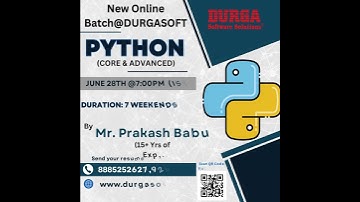 🔥 New Online Batch - Python (Core & Advanced)