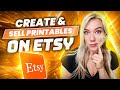 Create digital printables to sell on etsy for free using canva stepbystep tutorial