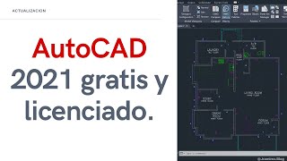 ✅ INSTALA AutoCAD 2021 GRATIS y LICENCIADO POR 1 AÑOS ► LICENCIA PARA ESTUDIANTES