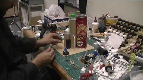 40k Smoke stack / refinery scenery - Part 2