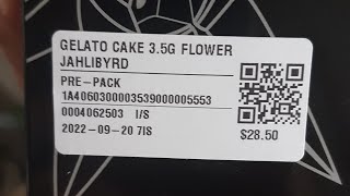 strain review jahlibyrd gelato cake