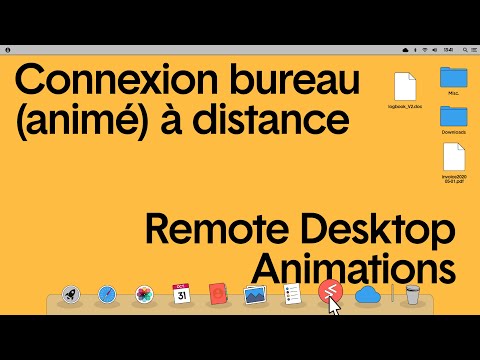 Connexion bureau (animé) à distance / Remote Desktop Animations
