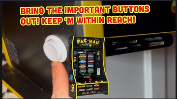 1up partycade pandora box buttons more accessible from the outside of the cabinet