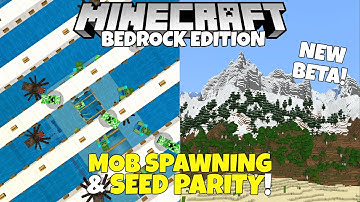 New Biome, Mystery Mob Spawning Changes & Seed Parity!? Minecraft Bedrock 1.17 Beta!