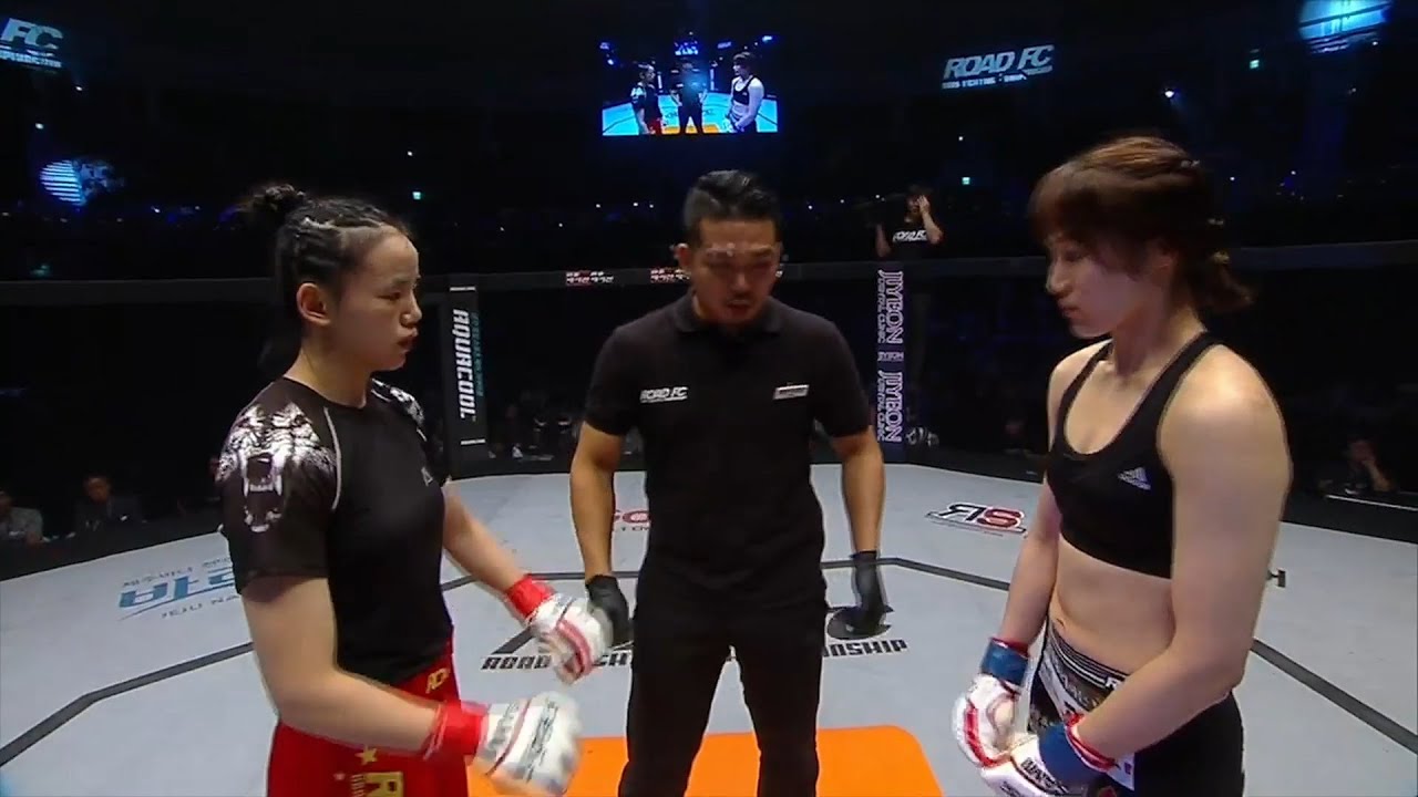 XIAOMI ROAD FC 033 2nd Women's -54 Catchweight Match Lin Heqin (린허친) VS Kim Hae-In(김해인)