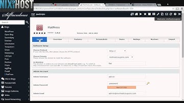 Installing Flatpress with Softaculous in cPanel