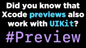 Did you know that Xcode Previews also work with UIKit? 🤯