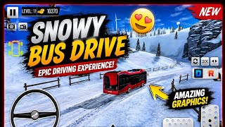 Crazy Snow Bus Drive 🚌 Amazing Graphics screenshot 5