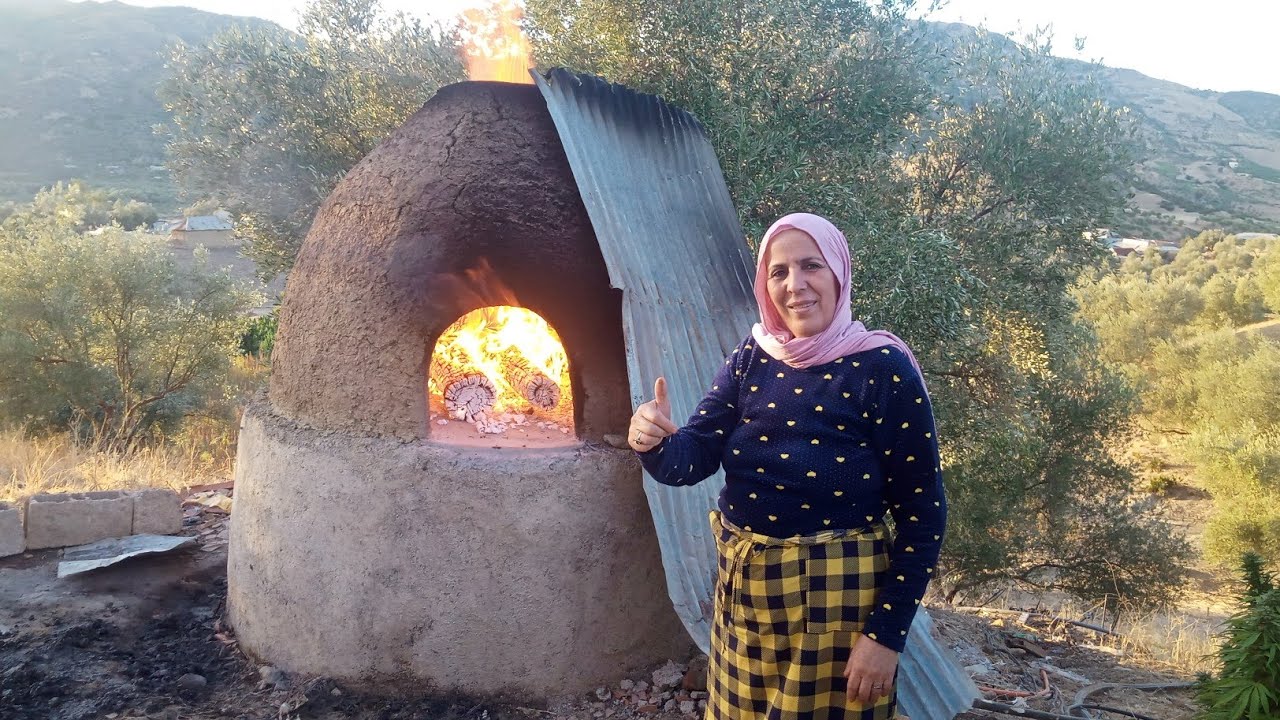 طريقة بناء فرن بلدي تقليدي بالياجور بكل التفاصيل بنواحي تاونات
