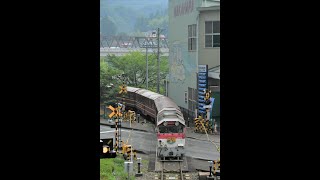 大井川鉄道井川線　千頭駅到着