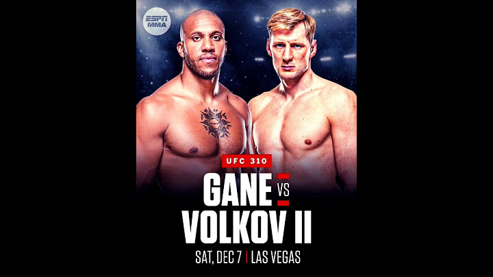 GANE VS VOLKOV. #ufc #combatsport #cirylgane #UFC310
