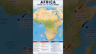 Local winds of Africa 🌍 continent#climatology#wind #localwind #new #upsc #gk #winddirection#ytshorts