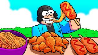 I Had The BIGGEST Mukbang in Roblox...