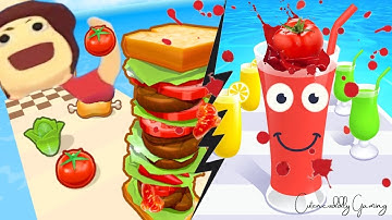 Sandwich Runner| Juice Run-All Level Gameplay Android,IOS - NEW BIG APK UPDATE