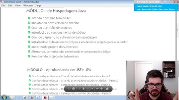 40 novas aulas adicionadas ao Formação Java Web