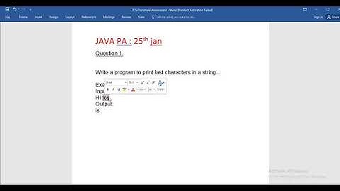 TCS Proctored assessment of 25th January | Print last character of each word in a string