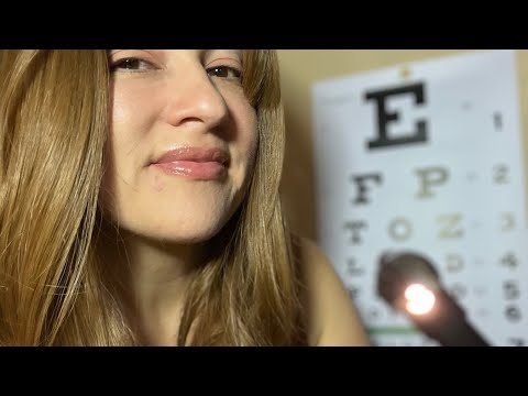 Asmr Eye Exam For Sleepy Eyes | Up Close Personal Attention 😴