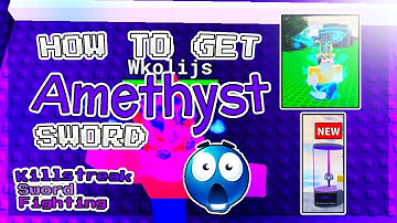**UPDATE** | 🟣How to get Amethyst sword in Killstreak Sword Fighting !🟣 | Roblox