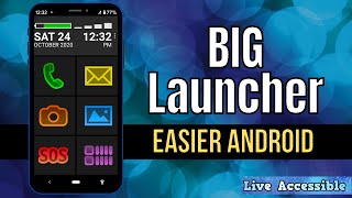 #LiveAccessible BIG Launcher: App for Low Vision, Seniors, and Kids that makes Android Easier To Use screenshot 2